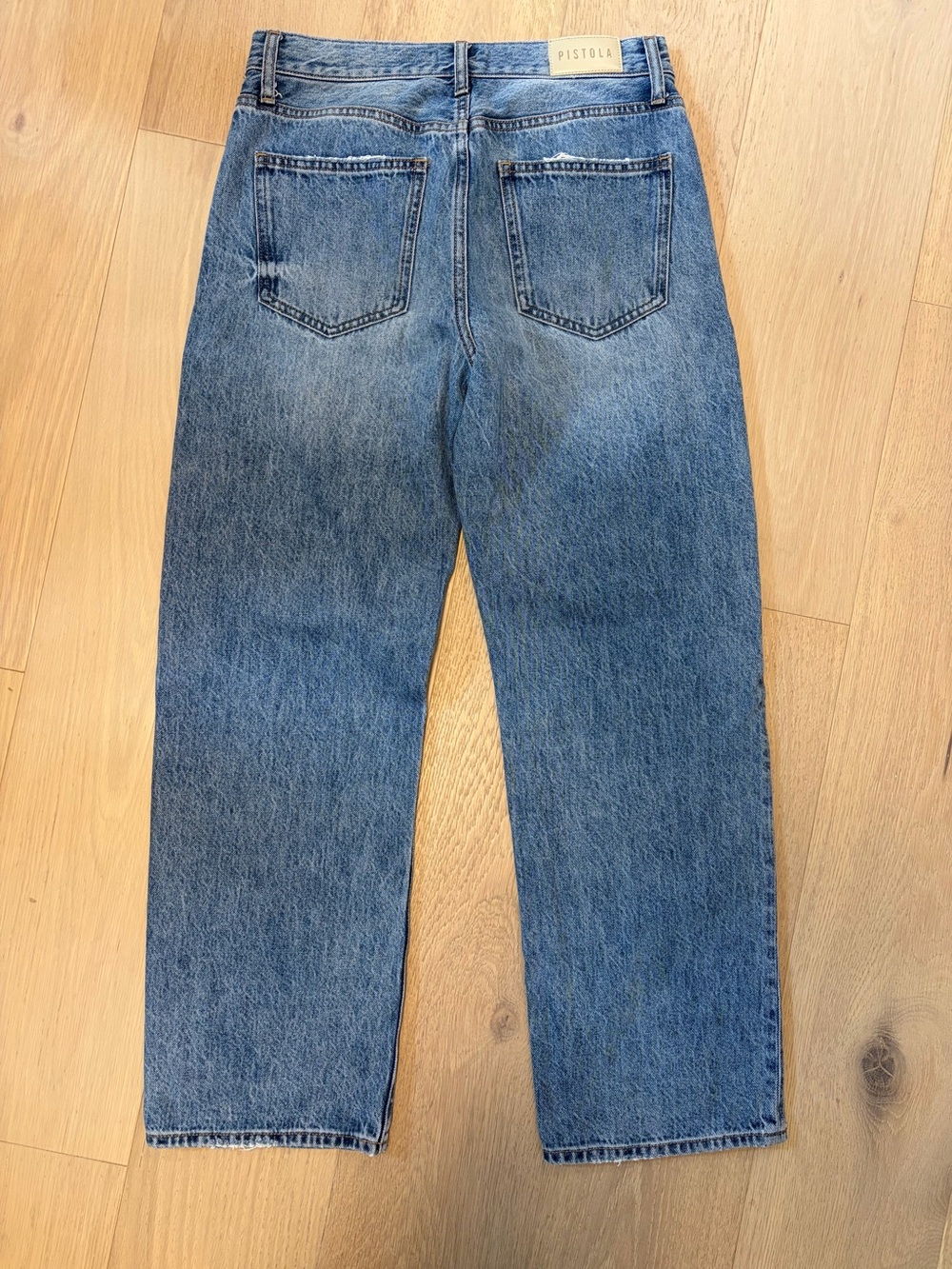 Pistola LEXI MID RISE BOWED STRAIGHT JEAN - METROPOLIS 26 - Picture 9 of 9